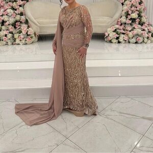 Elegant Sequin Embellished Gown